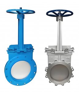 刀型閘閥 PZ73X—10R  DN100 PN10（配反法蘭、